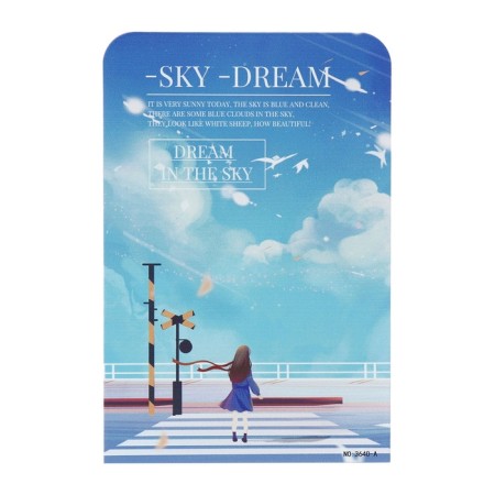 Book stands 2 pieces of clouds (road)-1