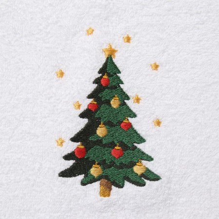 Trush towel "Christmas tree" 30x60 cm, 100% cotton, 340 g/m2-2