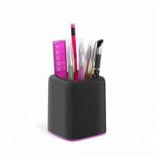 Set of desktop Erichkrause Accent, 9 items, black with pink insert