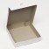 Box for pie, white, 23 x 23 x 5 cm
