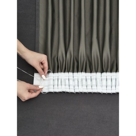 Decofest "Sophie" curtain, size 200x280 cm, dark gray color-6