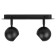 Lamp wall-flowing spot OL36-2 BK MR16 GU10 IP20, black color