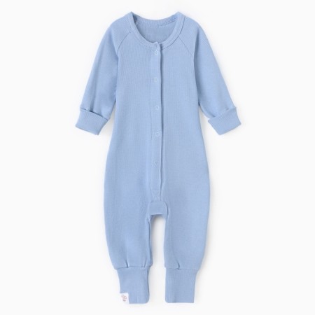 Combineson children's minku, dusty blue color, height 68-74 cm-3