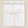 Trick Tensor SL Home: Floral "Blanc de Blanc" 50x90 cm, 100% cotton, 550 g/m2