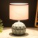 Briana table lamp E14 40W gray 15x15x25 cm Risalux