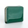 Women's wallet with lightning, green color