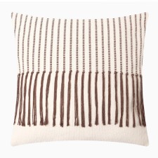 Pillowcase decorative Ethel Scandil, 45x 45cm, brown color, cotton