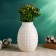 Kashpo - Vase "Wicker" 19x14cm, White