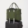 Road bag with lightning, external pocket, green color
