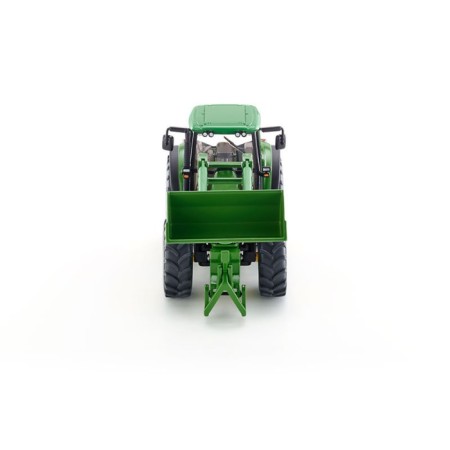 Игрушечная модель трактора с ковшом John Deere, зелёный, масштаб 1:32-3