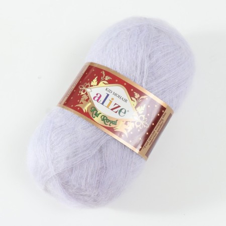 Yarn "Kid Royal 50" 62% moher, 38% polyamide 500m/50g (224 winter sky)-1
