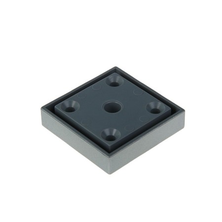 Square support, h = 20 mm, matte chromium color-1