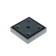 Square support, h = 20 mm, matte chromium color