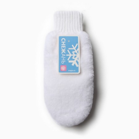 Women's mittens art 313 color white, river 18-3