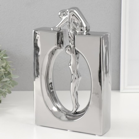 Souvenir Ceramics "Support Close" silver 5x17.5x28 cm-2