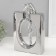 Souvenir Ceramics "Support Close" silver 5x17.5x28 cm