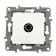 Television socket Legrand Etika 672251, single, hidden, 2DB, type "Zvezda", white