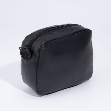 Bag Cross-Bodi with a zipper, black color-1