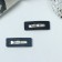 Invisibility for hair "Adeli" (set 2 pcs) Gloice straight, 5 cm, black