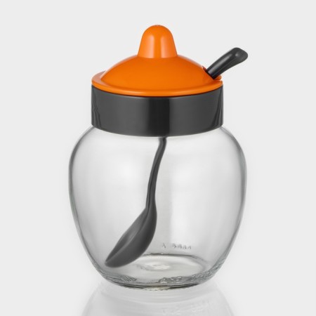 Glass Bank for bulk products, 350 ml, with a chick lid