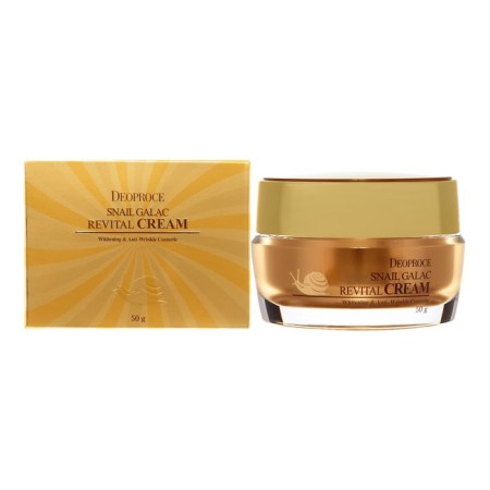 Face cream Deoproce Snail Galac Revital Cream, restoring 50 g