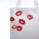 Bag Schoper "Kisses" 35x0.5x40 cm, Department without lightning, without lining, white