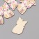 Decor for creativity tree "Fox with a heart" set of 6 pcs 4x2.2x0.3 cm