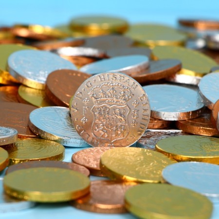 Chocolate coins "Gold of Pirates", 6 g/ 500 pcs.