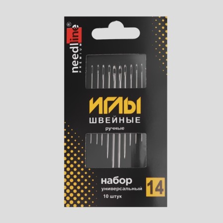 Sewing needles "Universal set No. 14", 10 pcs, from 200929-2
