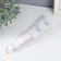 Fan h = 21 cm "sequins", white