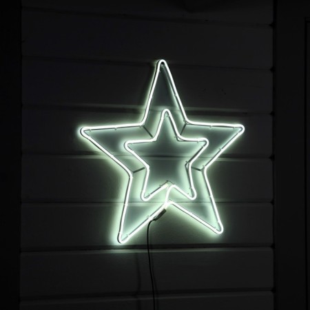 Neon figure "Star", 55 cm, 672 LED, 220 V, glow of white