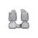 Rugs in the Dodge Journey Salon 2008-2016 4 pcs. (polyurethane)