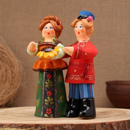 Kovrov toy "couple, summer", ceramics-1