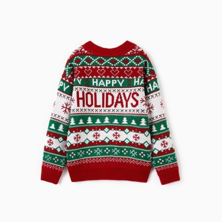 New Year. Jumper Knitted Children's Kaftan Holidys size 34, (122-128 cm)-8
