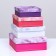 Set of square boxes, 4 in 1 "feathers", 20 x 20 x 8 cm- 14 x 14 x 5 cm