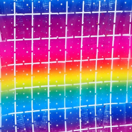 Festive curtain "Stars", 100 × 200 cm-1
