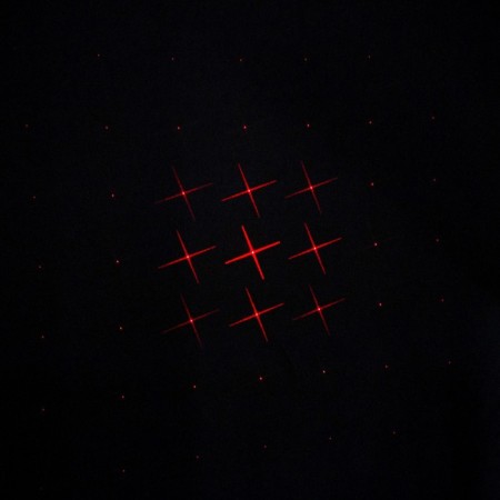 Laser pointer, 532 nm, 4 nozzles, 2 aaa, red beam-3
