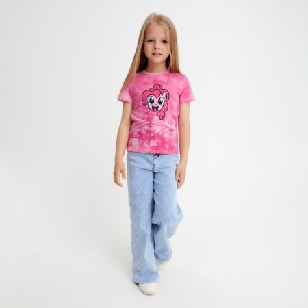 Футболка для девочки «Пинки Пай», My Little Pony, «Тай-дай», рост 98-104 см-4