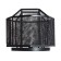Chancellular accessories stand Calligrata, 5 departments, mesh, metal, black