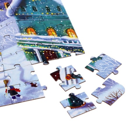 Puzzles in the metal box "New Year's Night", 99 parts-2