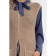 Women's vest, size 42, beige color