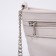 Cross-Bodi Bag on a zipper, beige color