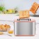 Toster KitFort KT-6216, 980 W, 7 fry modes, 2 toasts, metallic/orange