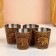 Set of piles "Bear", 4 pcs, in a case, 4.5 × 4.5 × 9 cm, birch bark