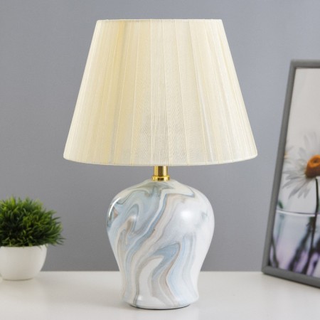 Simona table lamp E27 40W white-lazor 25x25x36 cm Risalux
