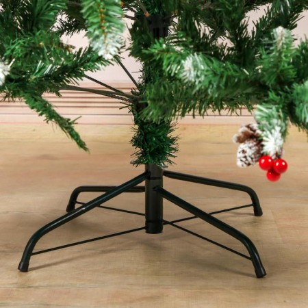 Christmas tree "hoarse with berries" metal stand, 210 cm d of the lower tier 135 cm 1100 branches-2