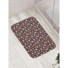 Bathroom mat “Menthum treats”, anti -slip, size 52x77 cm