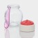 Glass Bank for bulk products Cupcake, 210 ml, with a mix
