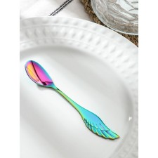 A spoon of a teaspoon of stainless steel Magistro Wings, length 14 cm, color neon