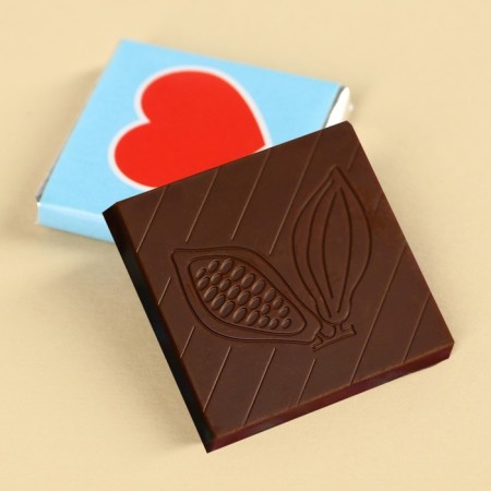 Chocolate on the card "I love you", 5 g.-1